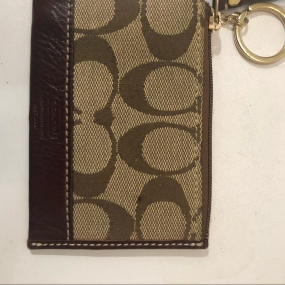 Coach mini keyring holder wallet - Picture 5 of 9